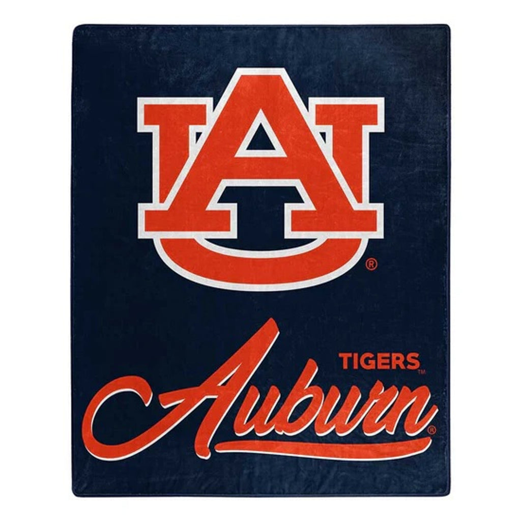 Auburn Tigers Blanket 50x60 Raschel Signature Design