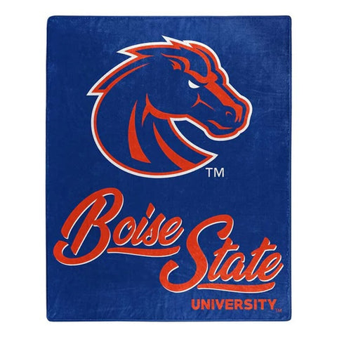 Boise State Broncos Blanket 50x60 Raschel Signature Design