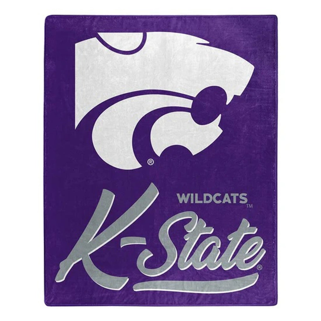 Kansas State Wildcats Blanket 50x60 Raschel Signature Design