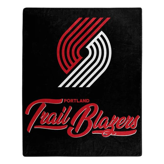 Portland Trail Blazers Blanket 50x60 Raschel Signature Design