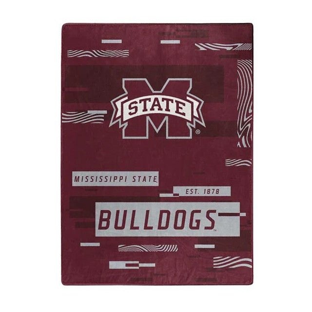 Mississippi State Bulldogs Blanket 60x80 Raschel Digitize Design