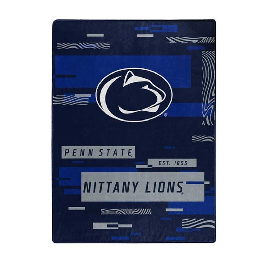 Penn State Nittany Lions Blanket 60x80 Raschel Digitize Design