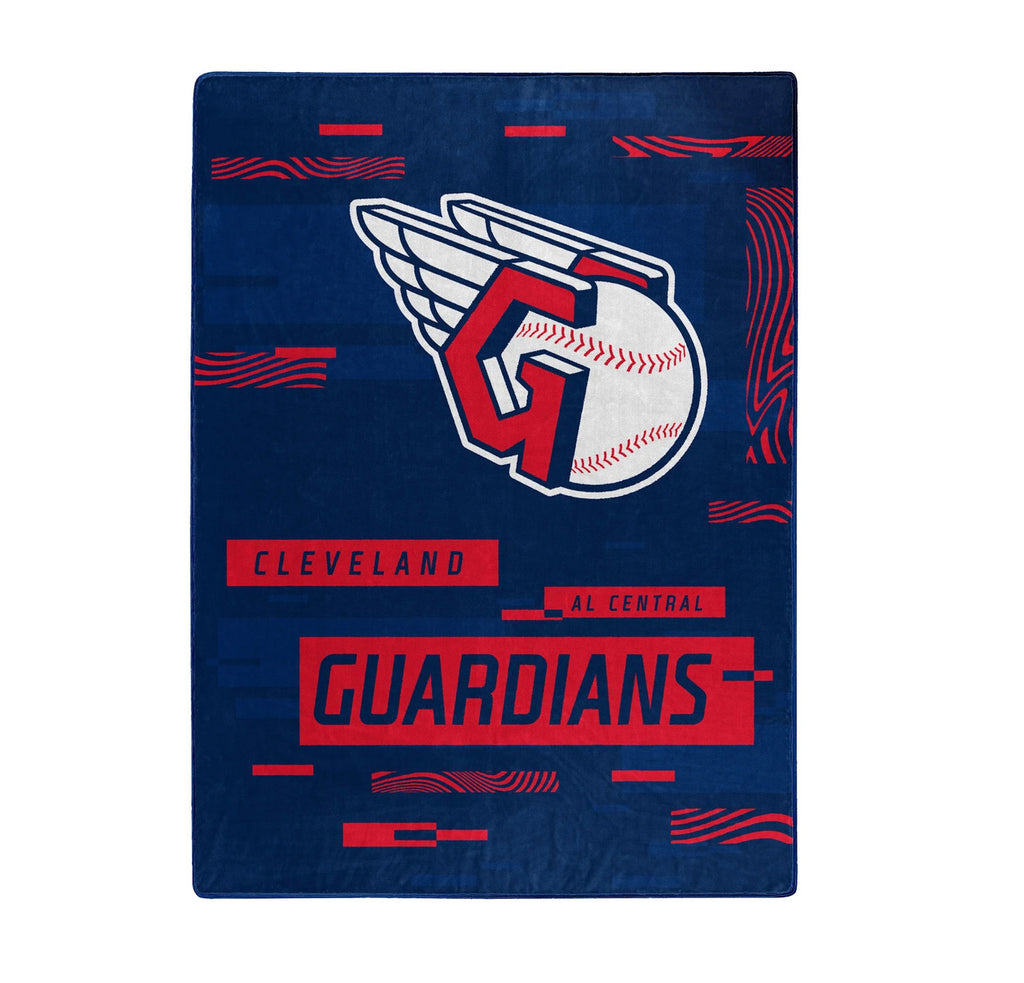 Cleveland Guardians Blanket 60x80 Raschel Digitize Design