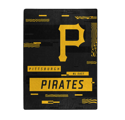 Pittsburgh Pirates Blanket 60x80 Raschel Digitize Design