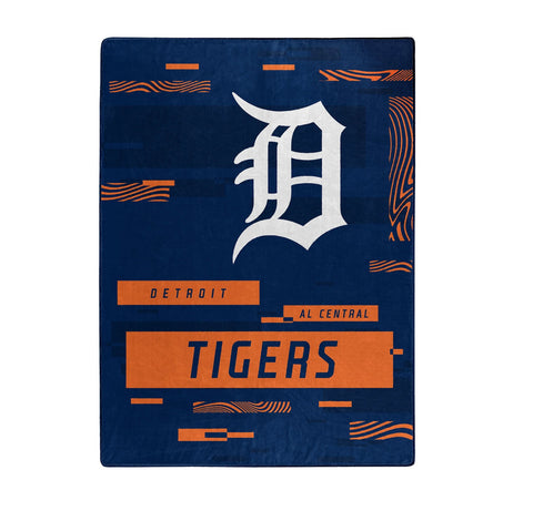 Detroit Tigers Blanket 60x80 Raschel Digitize Design