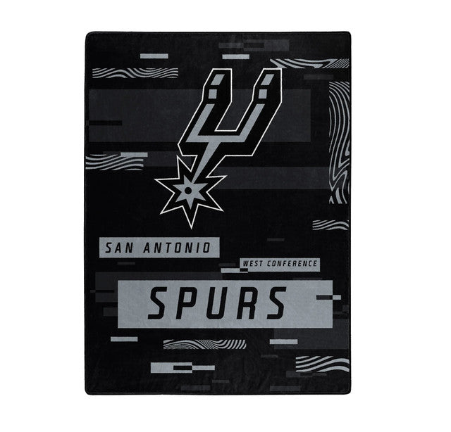 San Antonio Spurs Blanket 60x80 Raschel Digitize Design