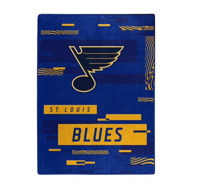 St. Louis Blues Blanket 60x80 Raschel Digitize Design