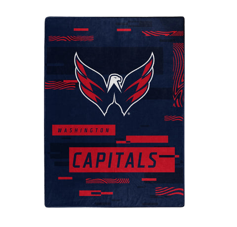 Washington Capitals Blanket 60x80 Raschel Digitize Design