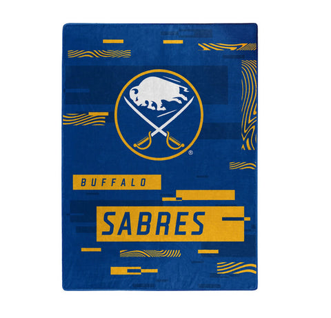 Buffalo Sabres Blanket 60x80 Raschel Digitize Design