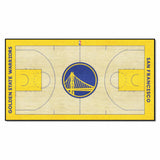 NBA - Golden State Warriors NBA Court Large Runner