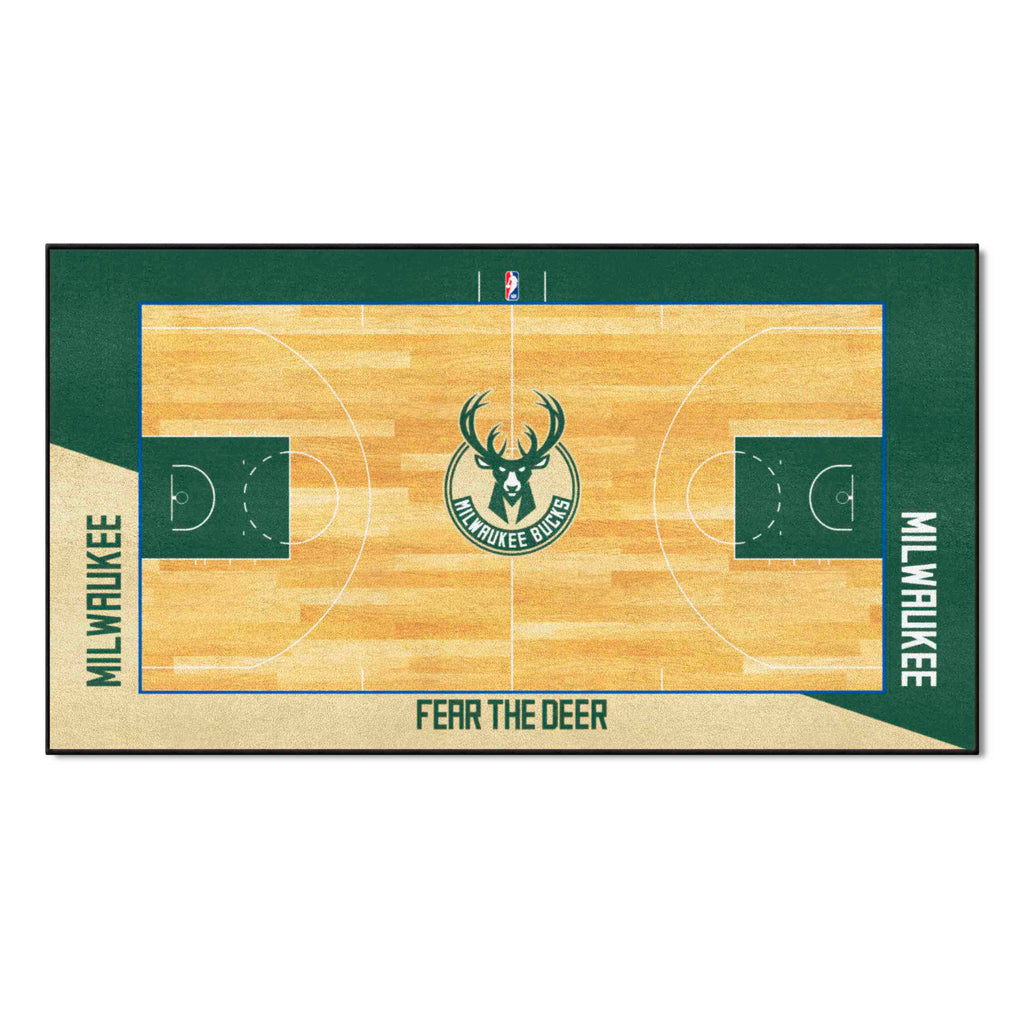 NBA - Milwaukee Bucks NBA Court Large Runner