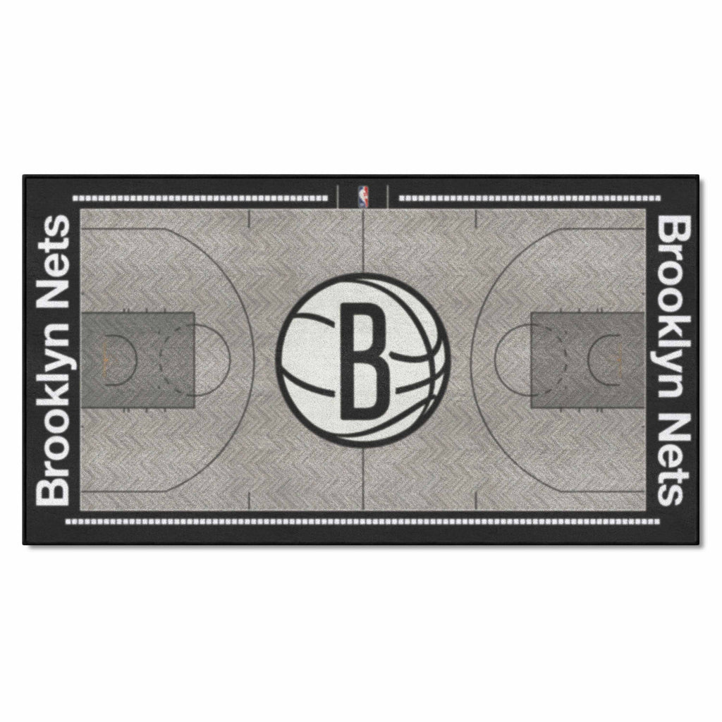 NBA - Brooklyn Nets NBA Court Large Runner