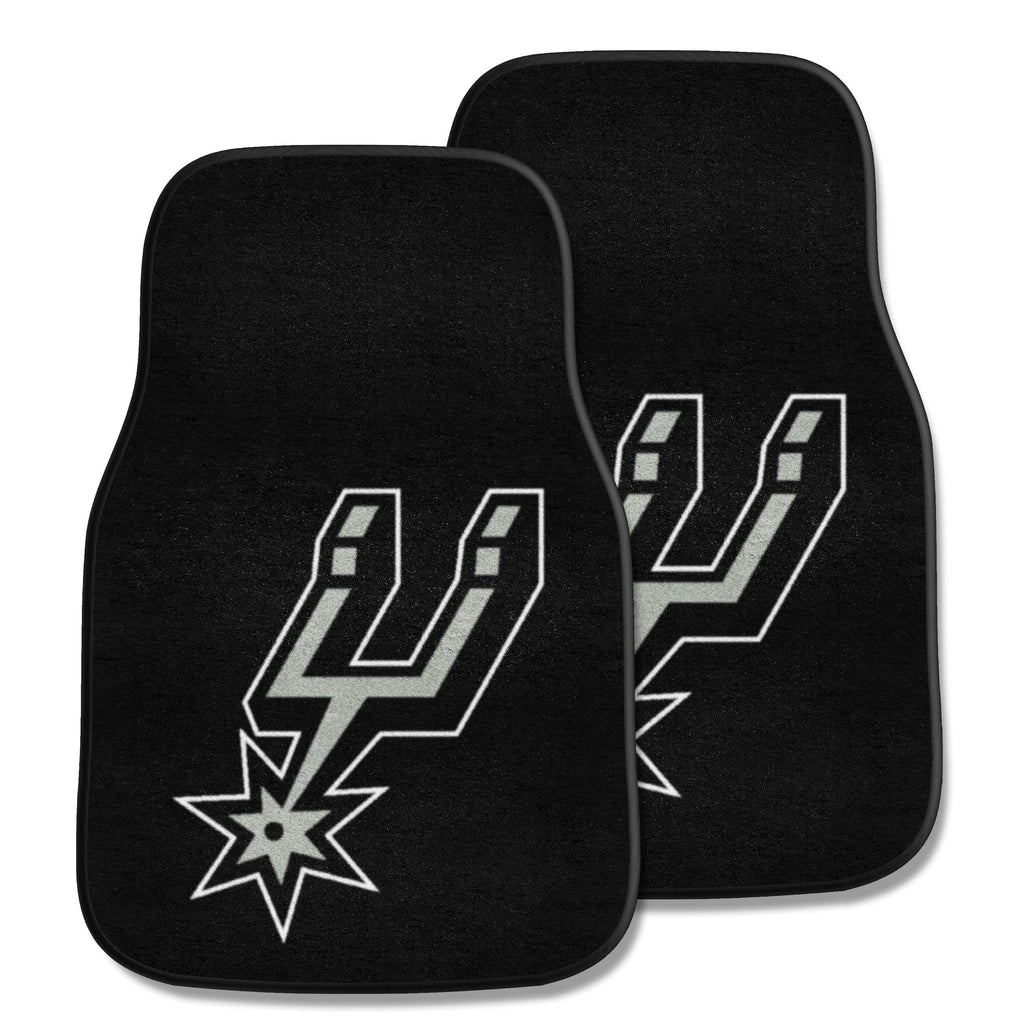 NBA - San Antonio Spurs 2-pc Carpet Car Mat Set