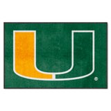 University of Miami 4X6 Logo Mat - Landscape