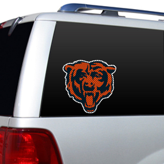 Chicago Bears Window Film 12 Inch Die Cut