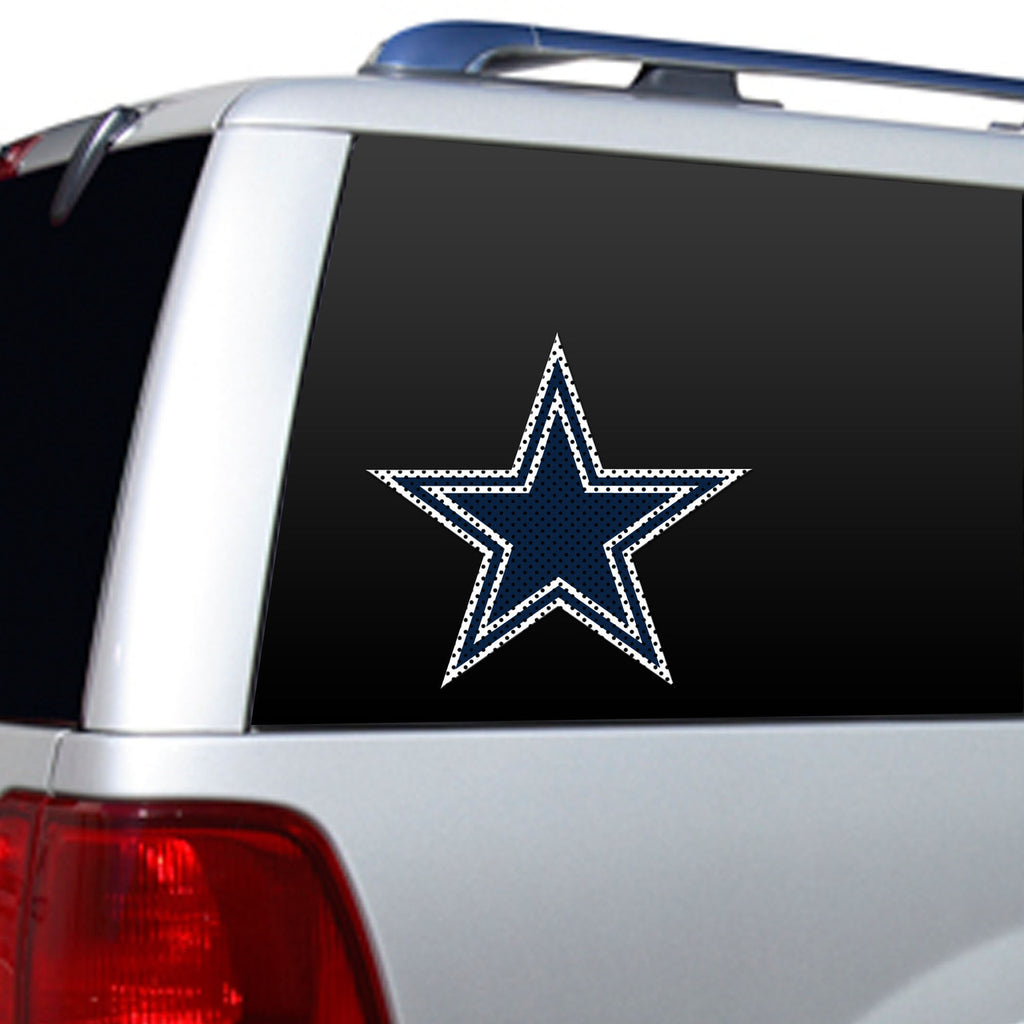 Dallas Cowboys Window Film 12 Inch Die Cut