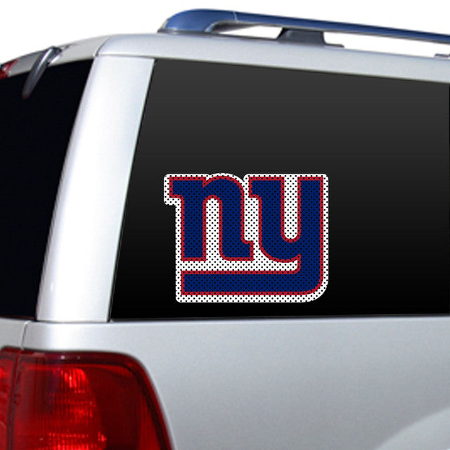 New York Giants Window Film 12 Inch Die Cut