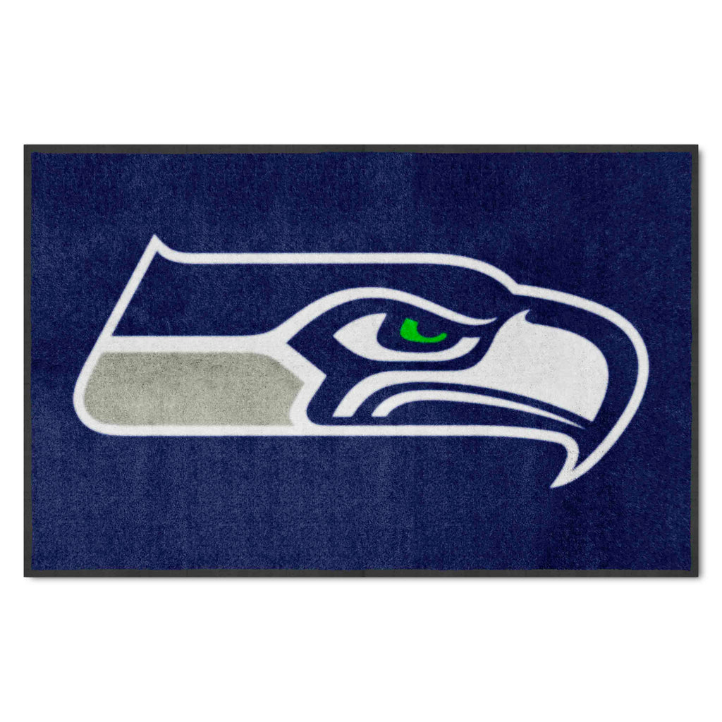 NFL - Seattle Seahawks 4X6 Logo Mat - Landscape