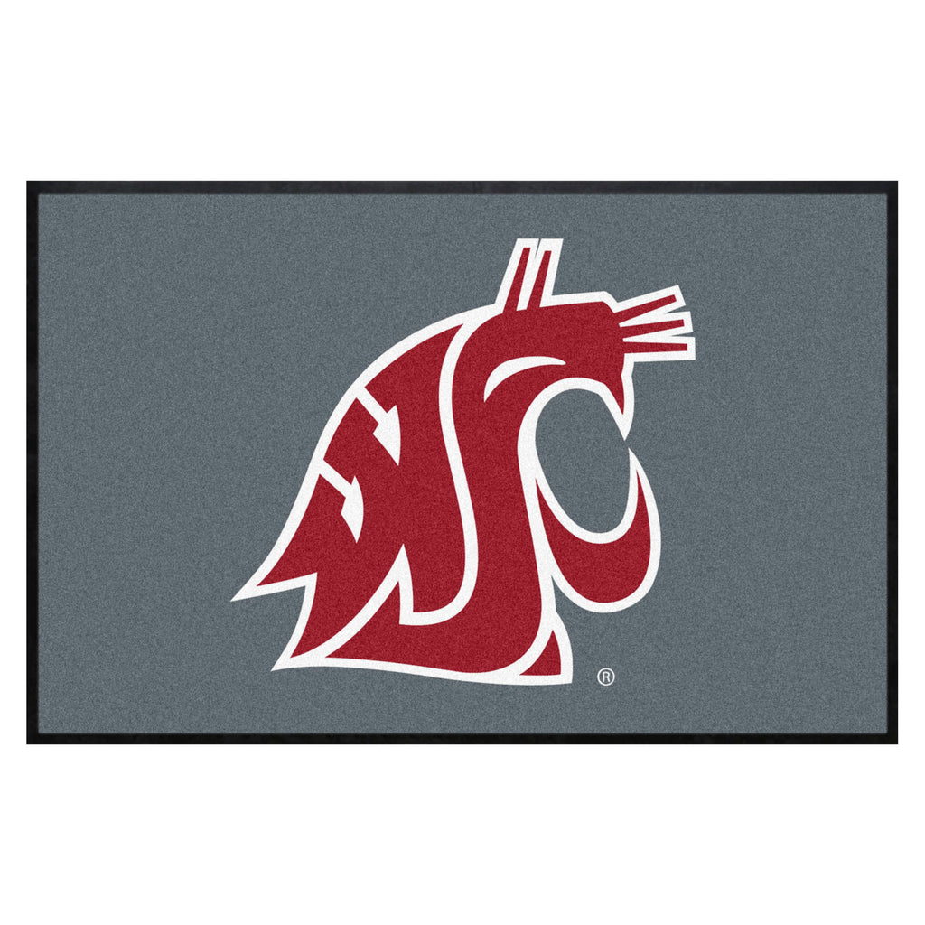 Washington State University 4X6 Logo Mat - Landscape