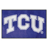 Texas Christian University  4X6 Logo Mat - Landscape