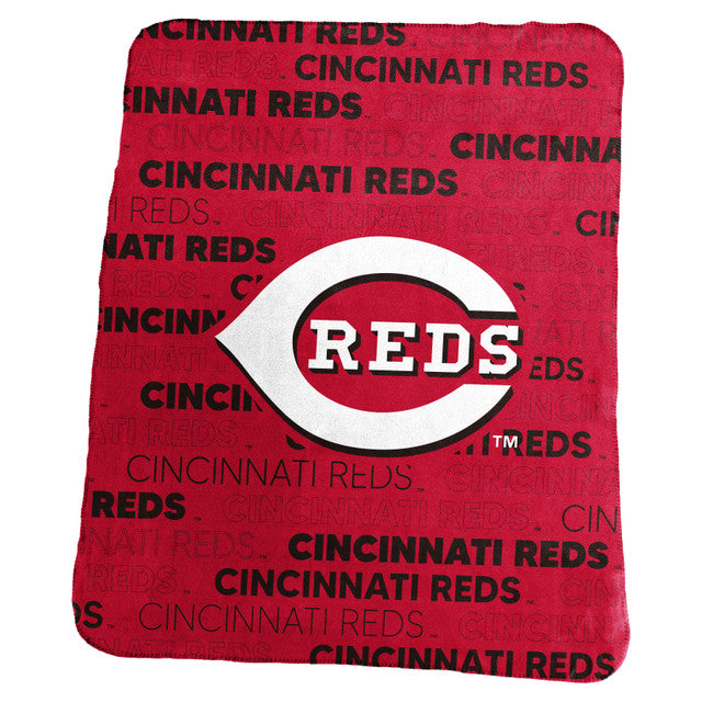 Cincinnati Reds Blanket 50x60 Fleece Classic