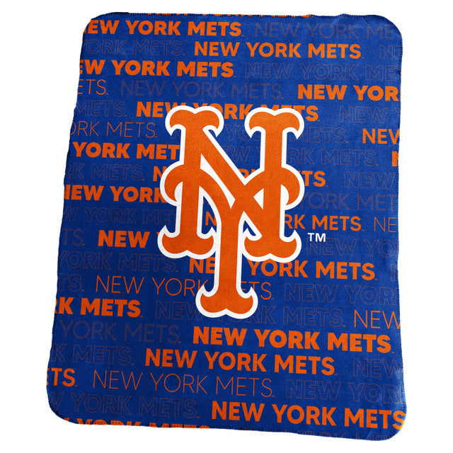 New York Mets Blanket 50x60 Fleece Classic