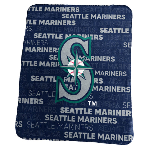 Seattle Mariners Blanket 50x60 Fleece Classic