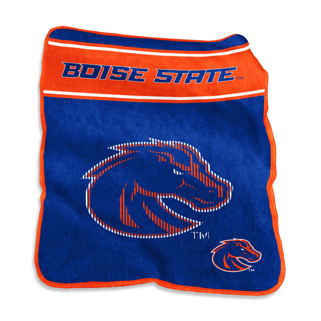 Boise State Broncos Blanket 60x80 Raschel Throw