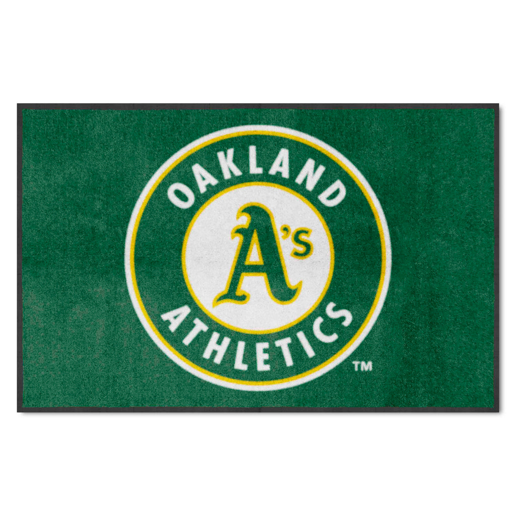 MLB - Oakland Athletics 4X6 Logo Mat - Landscape