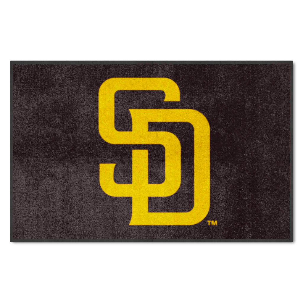 MLB - San Diego Padres 4X6 Logo Mat - Landscape