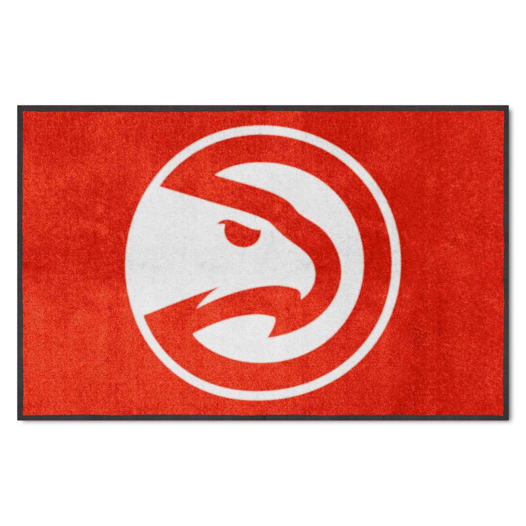 NBA - Atlanta Hawks 4X6 Logo Mat - Landscape