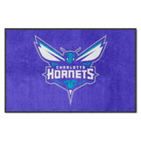 NBA - Charlotte Hornets 4X6 Logo Mat - Landscape