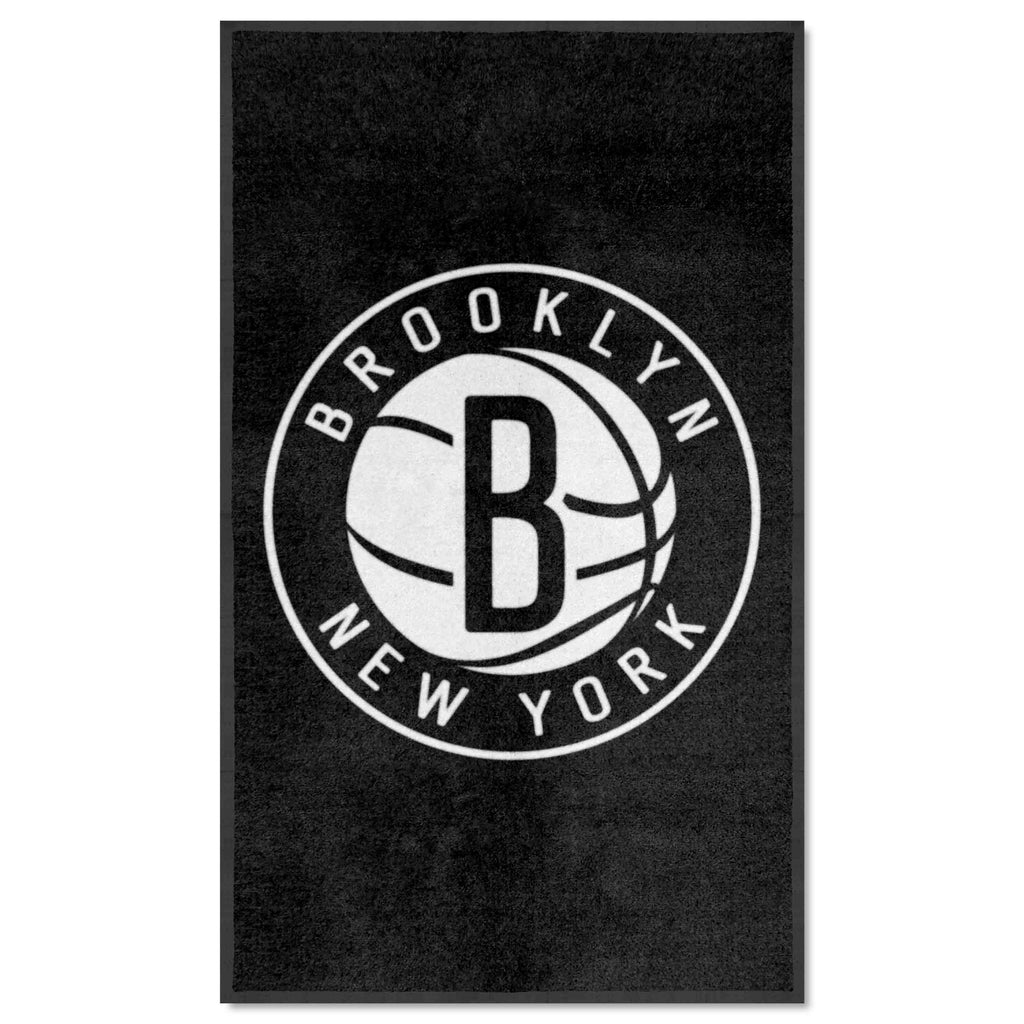 NBA - Brooklyn Nets 3X5 Logo Mat - Portrait