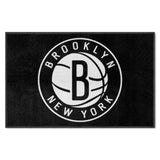 NBA - Brooklyn Nets 4X6 Logo Mat - Landscape