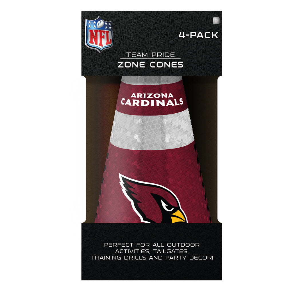 Arizona Cardinals Zone Cones 4 Pack