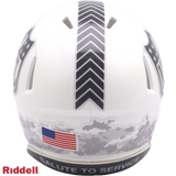 New England Patriots Helmet Riddell Replica Mini Speed Style Salute To Service 2024