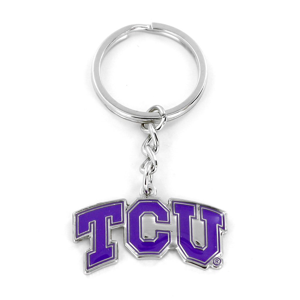 TCU Horned Frogs Keychain Logo