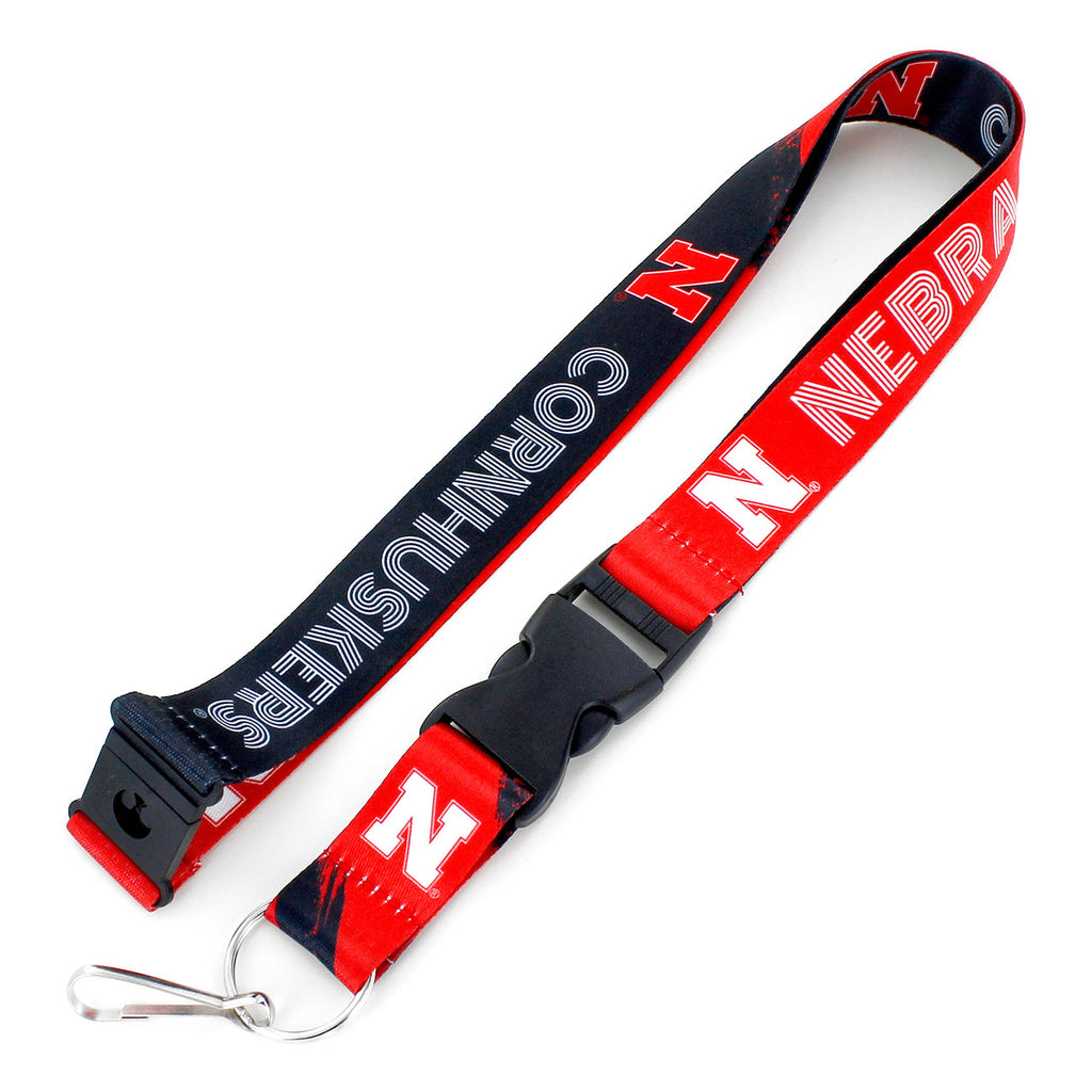 Nebraska Cornhuskers Lanyard Crossfade Design