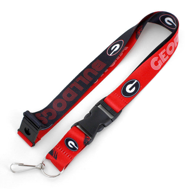 Georgia Bulldogs Lanyard Crossfade Design