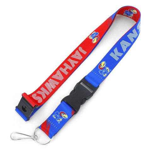 Kansas Jayhawks Lanyard Crossfade Design