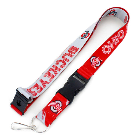 Ohio State Buckeyes Lanyard Crossfade Design