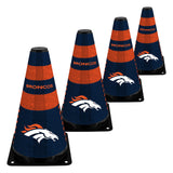 Denver Broncos Zone Cones 4 Pack