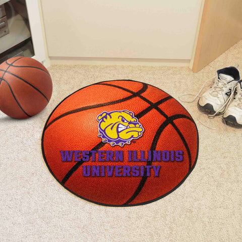 Western Illinois University Basketball Mat