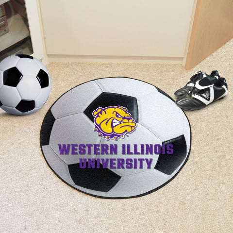 Western Illinois University Soccer Ball Mat