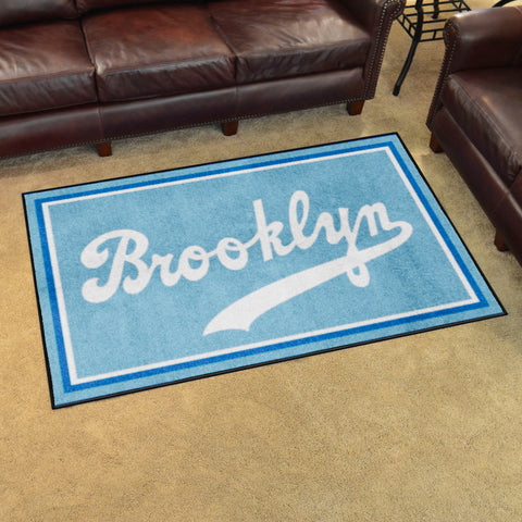 MLBCC ? Brooklyn Dodgers 4x6 Rug