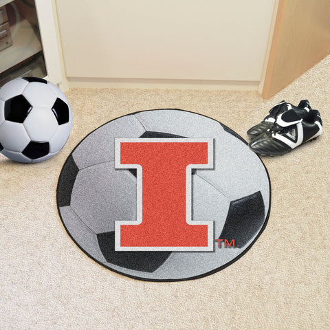 University of Illinois Soccer Ball Mat