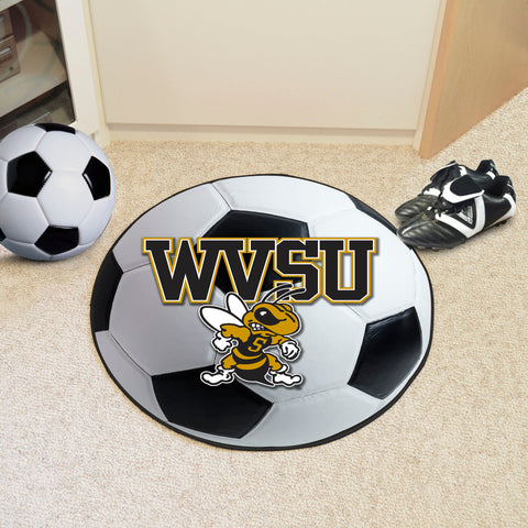 West Virginia State University Soccer Ball Mat