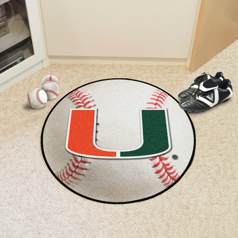 University of Miami Baseball Mat