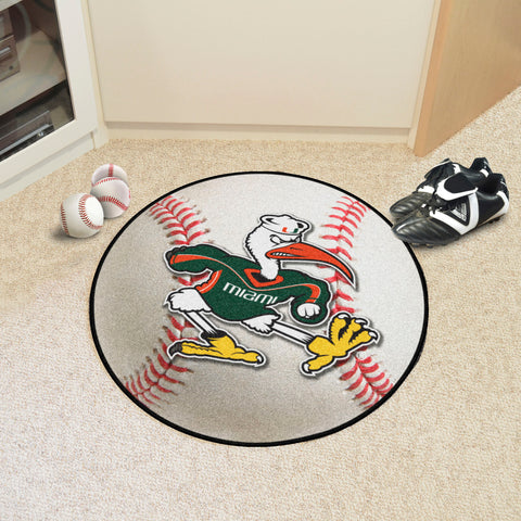 University of Miami Baseball Mat