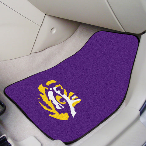 LSU 2-pc Carpet Car Mat Set